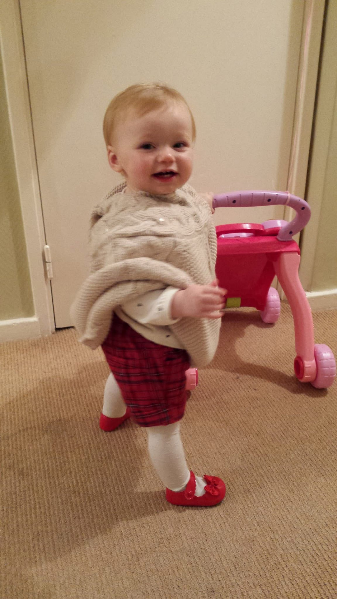 Olivia as a toddler, before her diagnosis